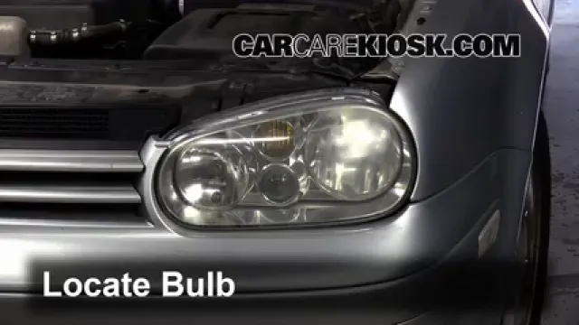 2001 Volkswagen Golf GTI GLS 1.8L 4 Cyl. Turbo Éclairage Feu clignotant avant (remplacer l'ampoule)